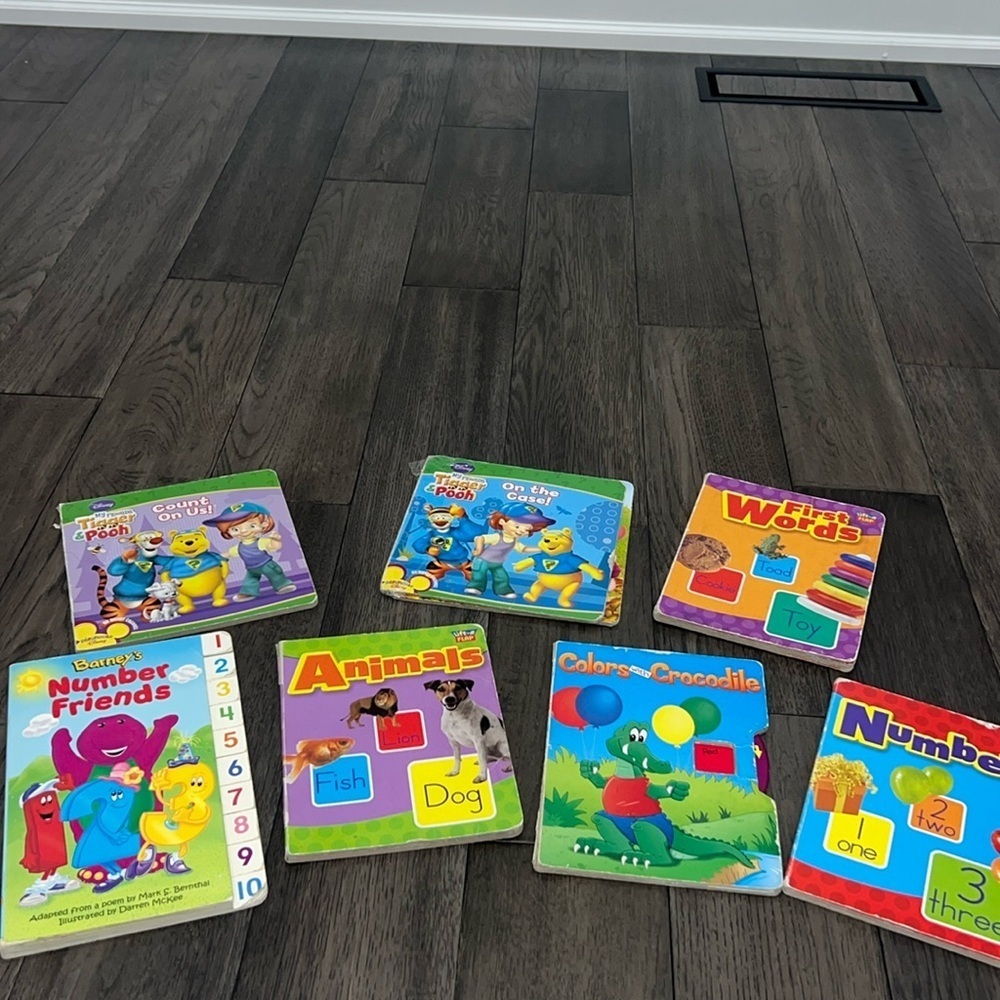 Bundle of Children’s educational books numbers colors and words